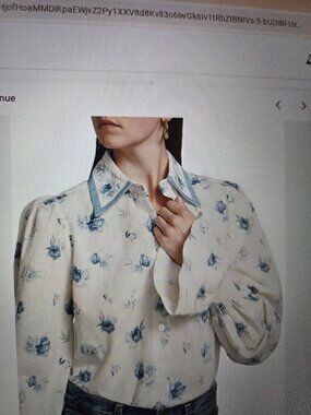 Aston Linen Blouse sz S